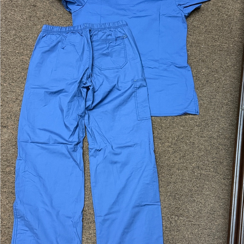Blue Scrub Set - Picture 3 of 3